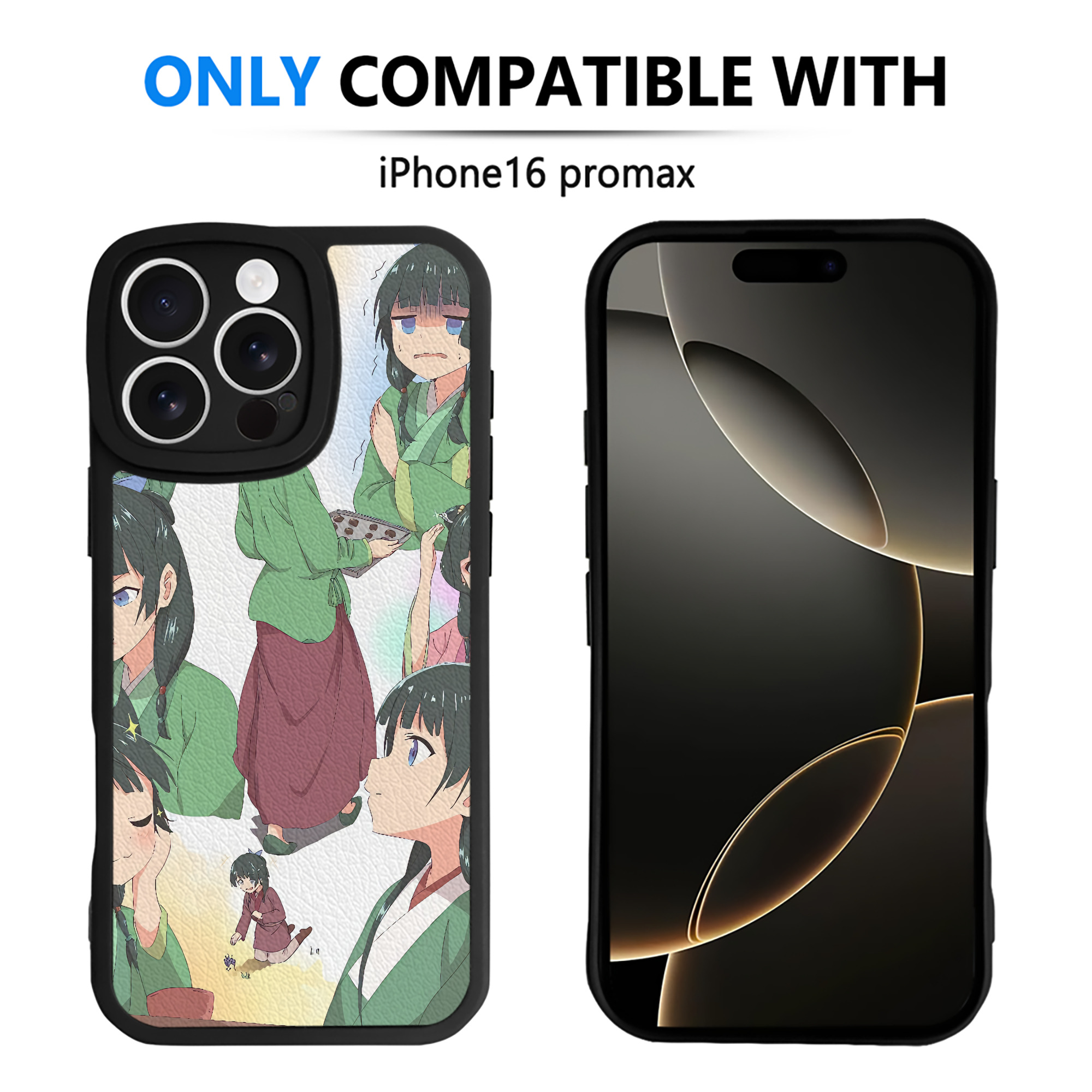 薬屋のひとりごと The Apothecary Diaries 【iPhone 16シリーズ対応】シリコンスマホケース（レザー調） 材質：シリコン